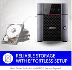 BUFFALO TeraStation 3420DN 4-Bay SMB 8TB (4x2TB) Desktop NAS w/Hard Drives Included Network Attached Storage