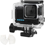 OKFUN Waterproof Diving Protective Case for Go Pro Hero 4K,196FT/60M Underwater Dive Durable Housing for Snorkeling,Surfing&Extreme Sports Hero4K 2024 Action Camera Accessories