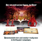Underdusk: Elemental Encounters - 35 Unpainted Tabletop Miniatures for D&D, Pathfinder & RPGs | Includes Fire, Ice, Water, Air, and Earth Elements with Stat Blocks