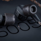 Comply 500 Core Series | Memory Foam Replacement IEM Ear Tips for KZ, Moondrop, FiiO Sennheiser & More | Superior Noise Isolation, Ultimate Comfort, Secure Fit | Oval, Black (S/M/L) (3 Pairs)