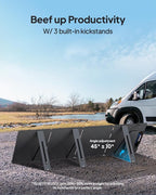 BLUETTI Elite 100 V2 Solar Generator with 200W Solar Panel (Ships Separately), Portable Power Station 1024Wh w/ 4 1800W AC Outlets, 35% Smaller, Ideal for Camping, Emergencies, Backup Power (2025 New)