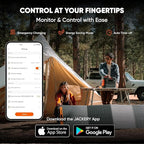 Jackery Explorer 1000 v2 Portable Power Station and 3-Port 102W Fast Charger, 1070Wh LiFePO4 Battery,1500W AC/100W USB-C Output, 1 Hr Fast Charge, Solar Generator for for Outdoor, Camping