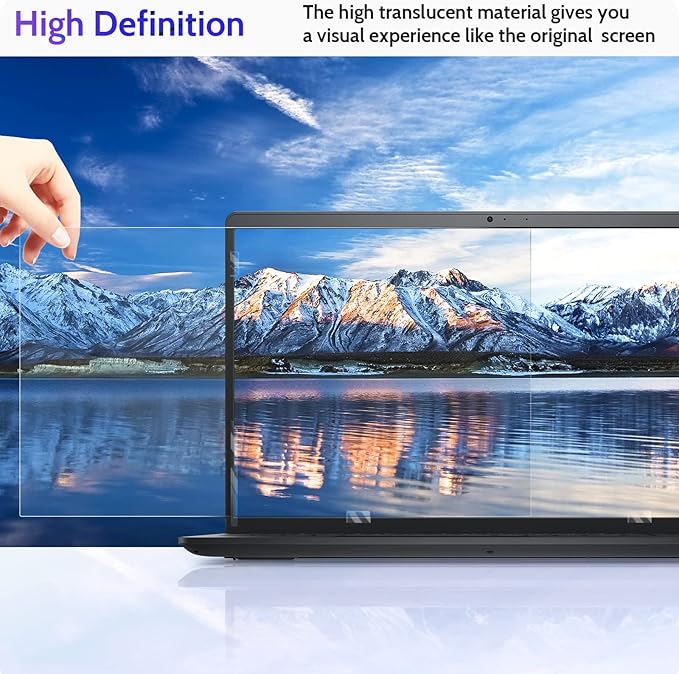 13.4 Inch Laptop Privacy Screen Compatible With Lenovo Hp Dell Acer Asus Thinkpad Envy Xps, 16:10 Aspect Removable Anti Glare Blue Light Filter Protector, 13 In Computer Monitor Security Shield