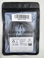 Alvin's Cables M12 X Coded 8 Pin Male to RJ45 Shielded Ethernet Cable M12 8 Position Cat6a Cable for Cognex Industrial Camera 20M/65.6ft