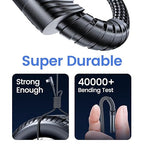 USB to USB C Cable [6.6ft, 2Pack ] USB A to Type C Right Angle Charger Cord 90 Degree Braided Fast Charging for iPhone 16/15/15 Plus/15 Pro/15 Pro Max/Samsung Galaxy S10 S10+, A15 A25, LG V30, Switch