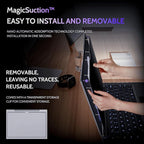 Privacy Screen for 15 Inch Surface Laptop 7, MagicSuction™ Removable Anti Spy Black Protector, Glare Blue Light Filter for Microsoft Laptop Computer Monitor