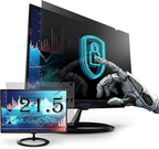 Premium Privacy Screen Filter for 21.5 Inches Desktop Computer Widescreen Monitor with Aspect Ratio 16:09. Anti Glare and Anti Blue Light Protection