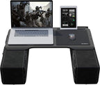 Couchmaster CYBOT, Premium Ergonomic Lap Desk for Notebooks, Sustainable Bamboo Construction, Kevlar Cushion Front, Ventilated Design, Fits Up to 17-Inch Laptops