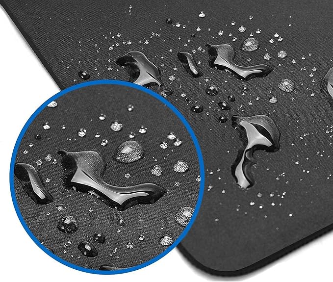 Mouse Pad, Gaming Mouse Pad, Non-Slip Rubber Base Mouse Mat with Designs for Laptop, Computer & Office, 9.5 x 7.9 x 0.12 inches (Pink Letter)