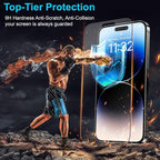 Mothca 2 Pack Matte Glass Screen Protector for iPhone 14 Pro Max 6.7-inch [Auto Fit Box Dust-Free] Edge to Edge Full Coverage Anti-Glare & Anti-Fingerprint Tempered Glass, Bubble Free, Smooth as Silk