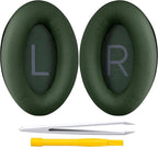 Replacement Ear Pads for Bose QuietComfort 45 (QC45)/QuietComfort SE (QC SE)/New QuietComfort Wireless Over Ear Headphones, Earpads Cushions with Softer Leather and Thicker Memory Foam
