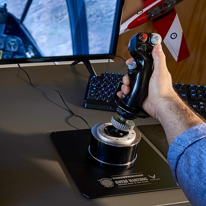 Thrustmaster HOTAS Warthog Flight Stick, Throttle and Control Panel for Flight Simulation, Official Replica of the U.S Air Force A-10C Aircraft (Compatible with PC)