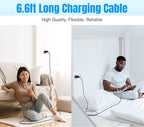 Phone 15 16 Charger, 2-Pack 30W Super Fast Charging, USB C Block Type C Cable Cord 6.6ft for iPhone iPhone 16,16 Plus,16 Pro,16 Pro Max, iPhone15, iPad Pro 12.9/11, Galaxy S24,S23,S22,S21