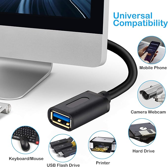 Tan QY USB 3.0 Extension Cable 15Ft, USB 3.0 High Speed Extender Cord Type A Male to A Female for PlayStation, Xbox, USB Flash Drive, Hard Drive, Card Reader,Scanner,Printer,Keyboard (15Ft)