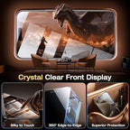 EGV 2 Pack for iPhone 15 Pro Max Privacy Screen Protector [6.7 Inch], 9H+ Military Grade Shatterproof Tempered Glass, Dust-Free Alignment Frame, Easy to Install for Beginners, Bubble-Free