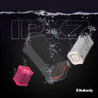 Skullcandy Terrain XL Wireless Bluetooth Speaker - IPX7 Waterproof Portable Speaker, 18 Hour Battery, Nylon Wrist Wrap, True Wireless Stereo (Navy)
