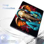 Case for MacBook Pro 13 inch with/Without Touch Bar (2016-2022, M2 A2338 M1 A2289 A2251 A2159 A1989 A1706 A1708), Hard Shell + Keyboard Cover + Dust Plug, Elephant Hoodie