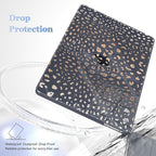 May Chen Case for MacBook Pro 13 inch M2 2023,2022,2021,2020 A2338 M1 A2251 A2289, Plastic Hard Shell Case for MacBook Pro 13" with Touch Bar Fits Touch ID, Leopard Print