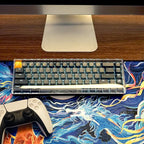 Geekria 65% Clear Acrylic Dust Cover for 68 Key Mechanical Keyboard - Compatible With Keychron K7, K6, K6 Pro, RK Royal KLUDGE RK68