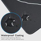 Large Gaming Mouse Pad for Desk,Kanagawa XXL Mouse Pad 35.4x15.7 Inch,Waterproof Desk Pad,Non-Slip Rubber Base Mice Pad,Keyboard Pad Computer Mat,Black Mouse pad