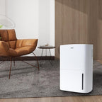 Uhome 150 Pints Dehumidifier with Pump - 7000 Sq. Ft Quiet Dehumidifier for Home, Large Basement, Storages and Large Rooms with 1.85Gallon Water Tank