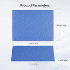 12 Pack Acoustic Panels Self Adhesive Sound Proof Foam, High Density Sound Acoustic Panel, 16X12X0.4 Inch 4:3 Rectangle Panels in Home, Office, Reccording Room, Studio,and more(Sky Blue)