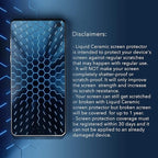 Glass Screen Protector With $200 Coverage | Wipe On Shatter and Scratch Resistant Nano Protection for All Phones Tablets and Smart Watches - Universal
