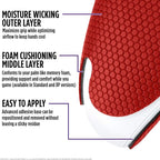 KontrolFreek Performance Grips for Xbox One and Xbox Series X Controller (Inferno Red)
