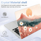 Case for MacBook Pro 13 inch with/Without Touch Bar (2016-2022, M2 A2338 M1 A2289 A2251 A2159 A1989 A1706 A1708), Hard Shell + Keyboard Cover + Dust Plug, Mountains