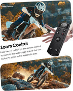 for Fujifilm Camera Remote Control, Hanpusen Rechargeable Wireless Shutter Release with OLED Screen for Fujifilm X100 VI/X-M5/X-T30 II/X-E5/X-T5/X half/X-H2S/X-T30/X-T4/X-T3/X-S20/X-S10/X-T50/X-H2