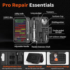 XOOL 132 in 1 Precision Screwdriver Set with Magnetic Driver Kit Professional Electronics Repair Tool Kit for Computer, PC, Mac-Book, Laptop, Tablet, iPhone, Xbox, Game Console