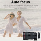 VILTROX EF-EOS M Mount Camera Adapter,Autofocus Lens Converter Ring,EF-M Lens Adapter Compatible with Canon EF/EF-S Series Lens/Canon EOS M Series Mirrorless Camera EOS M1 M2 M3 M5 M6 M10 M100