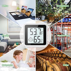 Indoor Humidity Meter Hygrometer 4Pack, Room Thermometer for Accurate Room Temperature Monitor, Digital Hygrometer with Indoor Thermometer for Home, Baby Nursery, and Humidity Sensor Enhanced Comfort