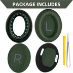 Replacement Ear Pads for Bose QuietComfort 45 (QC45)/QuietComfort SE (QC SE)/New QuietComfort Wireless Over Ear Headphones, Earpads Cushions with Softer Leather and Thicker Memory Foam