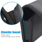 AH Heavy Duty Nylon Phone Holster for iPhone 11, 12 Pro, Carrying Pouch Holder with Belt Loopfor iPhone 8 7 SE 2020 6s 6 X Xs XR Galaxy fit Otterbox or Thick Case (Medium)