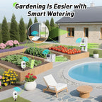 RAINPOINT Smart Digital Wireless Plant Moisture Meter Houseplants Indoor WiFi Hub Kit with Low/High Moisture Alert,Real-time Monitor Hygrometer Sensor Outdoor Gardening Push Notification&Email