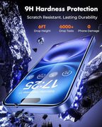 UNBREAKcable 3-Pack Screen Protector for iPhone 16, Double Shatterproof Tempered Glass [Easy Installation Frame] [9H Hardness] [99.99% HD Clear] [Case Friendly] for iPhone 6.1 inch