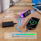 LTC Laptop Docking Station, 7-in-1 USB C Hub with Screen, Multiple Built-in Apps, Multiport Adapter with HDMI 4K@60Hz, 90W Power Delivery, USBC & USBA Data Ports, Dongle for MacBook, Dell, and More
