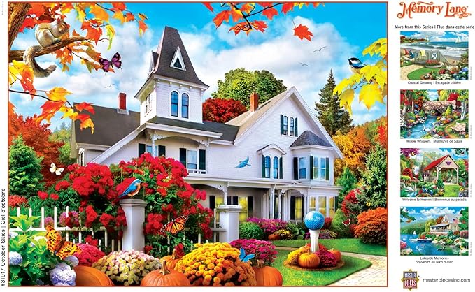 Masterpieces 300 Piece EZ Grip Jigsaw Puzzle - October Skies - 18"x24"