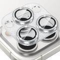 Tensea for iPhone 16 Pro/iPhone 16 Pro Max/iPhone 15 Pro/iPhone 15 Pro Max Camera Lens Protector, Metal Aluminum Alloy Tempered Glass Cover Camera Screen Protector Accessories, Case Friendly