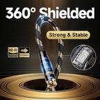 TODN Audiophile RCA Cables HiFi RCA Audio Cable with O-C-C Core, Dual Shielded for Home Stereo System (1.64ft/0.5m, 1 Pair)