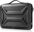 DOMISO 15.6 Inch Laptop Case Rugged Sleeve Waterproof Hard Shell Protective Cover Fits Most 15.6" Laptops/Macbook Pro/Lenovo IdeaPad/HP ENVY/Dell XPS (Black)