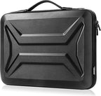 DOMISO 17 Inch Laptop Case Rugged Sleeve Waterproof Hard Shell Protective Cover Fits Most 17-17.3" Laptops/Dell XPS 17 / HP Envy 17 (Black)