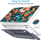Mektron Case for MacBook Pro 16" M4 A3403 A3186 M3 A2991 M2 A2780 M1 A2485 (2021/2023/2024) Pro/Max with Touch ID, Hard Shell Plastic Laptop Cover Keyboard Cover Screen Protector, Abstract Florals