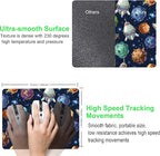 Kids Mouse pad Computer Mousepad with Comic Space with Planets and Spaceships Design Personalized Mouse mat for Laptop Computer Office Decoration Accessories Gift