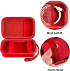 Travel Case for UCOMX for Nano/for Iseyyox/for LISEN/for RTOPS 3 in 1 Wireless Charger, Foldable Magnetic Charging Station Storage Holder Bag for Fast Charge Pad Cable and Adapter, Red-Box Only