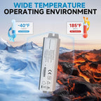 PROCET Ethernet Surge Protector Gigabit - 20KV Industrial Lightning Arrestor for -40°F to 185°F, 120Wmax PoE++ RJ45 Surge Protector, 10/100/1000Mbps, Gas Discharge Tube（GDT）, PT-PR01G
