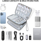 CILLA Electronics Organizer Travel, Travel Cord Organizer Case, Compact Electronics Accessories Bag for Cable, Cord, Charger, Phone