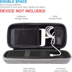 Powerbank Hard Travel Case Compatible RAV Power 26800/20100/20000mAh, Anker Power Core 26800mAh/ PowerCore +26800mAh, ROMOSS 30000mAh, Miady Charger, Ekrist, Lab599 Tx500 Radio(Light Grey)