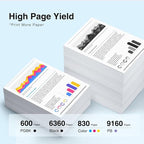 PGI-280XXL CLI-281XXL Replacement for Canon 280 and 281 Ink Cartridges Compatible for Canon TR8620a Ink Cartridges Work for TS9120 TS8120 TS8220 TS8320 TR8620 TR8520 (PGBK,BK,C,M,Y,PB) 6 Color Pack